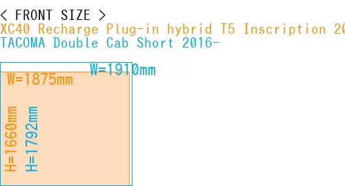 #XC40 Recharge Plug-in hybrid T5 Inscription 2018- + TACOMA Double Cab Short 2016-